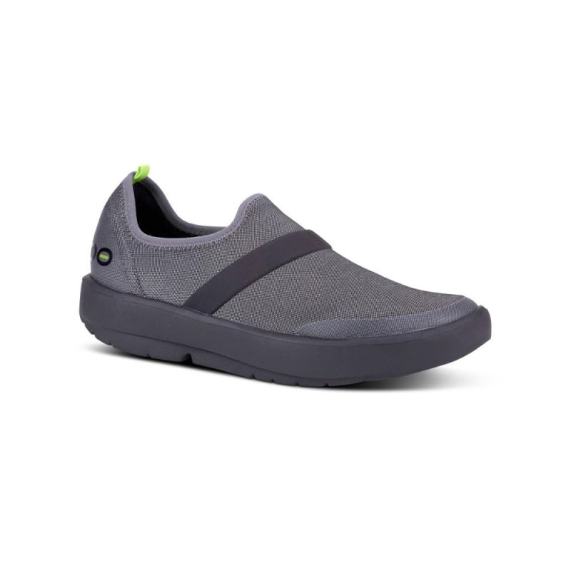 Oofos Women's OOmg Fibre Low Shoe - Black Gray [OofosA4fjYaoZ] - US$99. ...